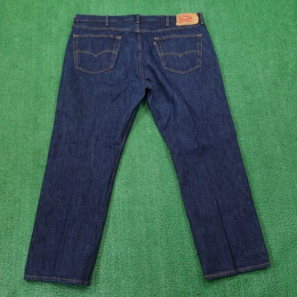 LEVI'S 501 BUTTON FLY ORIGINAL DENIM BLUE JEANS MENS SIZE 44X30 - Picture 5 of 9